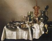 Willem Claesz Heda Style life with gilded cup France oil painting artist